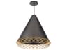 Lacey 1-Light Black Gold LED Pendant