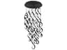 Interlace 21-Light Black Pendant