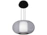 Doma 1-Light Black Round Pendant