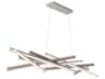 Parallax LED Linear Pendant Modern Brushed Nickel
