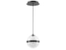 Cyllindra 1-Light Black Chrome Globe Mini Pendant