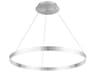 Sirius LED Pendant in Brushed Aluminum