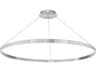 Sirius 1-Light Brushed Aluminum Gray Round Pendant