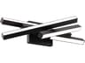 Parallax 4-Light Black LED Vanity Light
