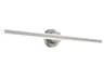 Bastone 1-Light Brushed Nickel Vanity Light