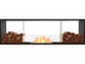 Flex Fireboxes - Double Sided Fireplace