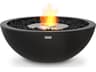 Mix Round Fire Pit Bowl with Ethanol Burner Black