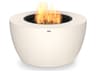 Pod Round Fire Pit Bowl with Ethanol Burner Black