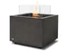 Sidecar Square Outdoor Fire Pit Table with Ethanol Burner Black