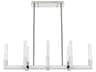 Noemi 8-Light Chrome Linear Island Pendant