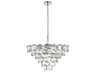 Adaline 11-Light Chrome Tiered Chandelier