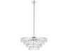 Ella 6-Light Chrome Crystal Pendant