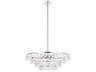 Ella 6-Light Chrome Crystal Pendant