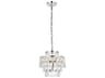 Mila 3-Light Chrome Crystal Mini Pendant