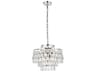 Mila 3-Light Chrome Crystal Pendant