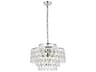 Mila 5-Light Chrome Crystal Pendant