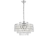 Mila 5-Light Chrome Crystal Pendant