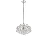Savannah 3-Light Chrome Crystal Pendant