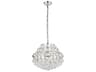 Savannah 3-Light Chrome Crystal Pendant