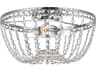 Kylie 3-Light Chrome Crystal Flush Mount