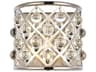 Madison 1-Light Polished Nickel Clear Crystal Wall Sconce