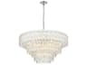 Emilia 10-Light Chrome Tiered Pendant