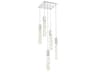 Aurora 5-Light Chrome Linear Pendant