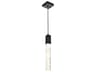 Aurora 1-Light Black Linear Mini Pendant
