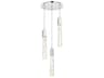 Aurora 3-Light Chrome Linear Pendant