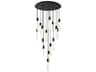 Aurora 16-Light Black Linear Pendant
