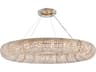 Paris 24-Light Brass Crystal Round Pendant