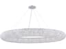 Paris 30-Light Chrome Clear Crystal Round Pendant