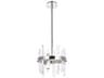 Serena 6-Light Chrome Crystal Linear Mini Pendant