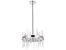 Serena 8-Light Chrome Crystal Linear Pendant