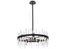 Serena 14-Light Black Crystal Linear Pendant