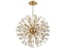 Vera 18-Light Gold Sputnik Pendant