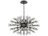 Vera 24-Light Black Sputnik Pendant