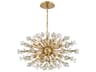 Vera 24-Light Gold Sputnik Pendant