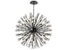 Vera 24-Light Black Sputnik Pendant