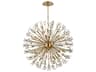 Vera 24-Light Gold Sputnik Pendant