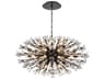 Vera 38-Light Black Sputnik Pendant