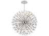 Vera 32-Light Chrome Off White Sputnik Pendant