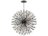 Vera 34-Light Black Sputnik Pendant