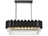 Willow 9-Light Black Tiered Island Pendant