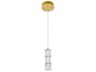 Polaris 1-Light Gold Mini Pendant