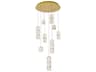 Polaris 9-Light Gold Pendant