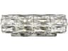 Valetta 1-Light Chrome Clear Crystal LED Wall Sconce