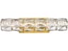 Valetta 1-Light Gold Crystal LED Wall Sconce