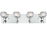 Graham 4-Light Chrome Crystal Vanity Light