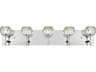 Graham 5-Light Chrome Crystal Vanity Light